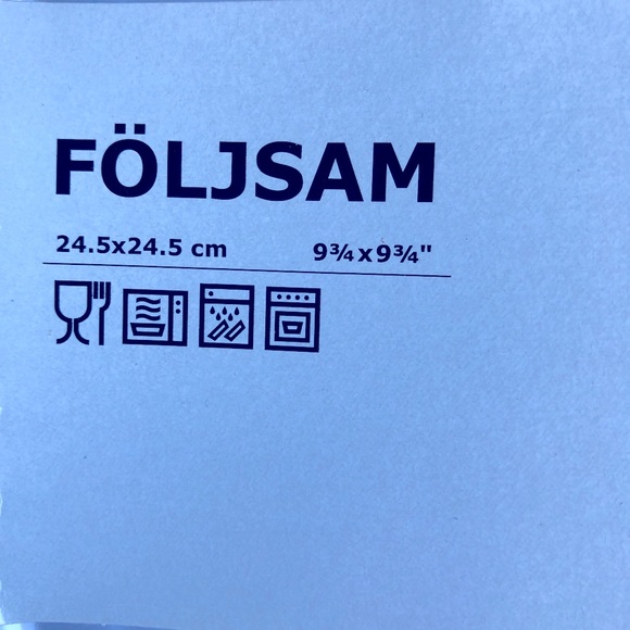 FÖLJSAM Oven Dish Clear Glass 9 ¾” x 9 ¾" - Picture 5 of 14